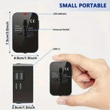 GlobalCharge Universal Travel Adapter - angle 3